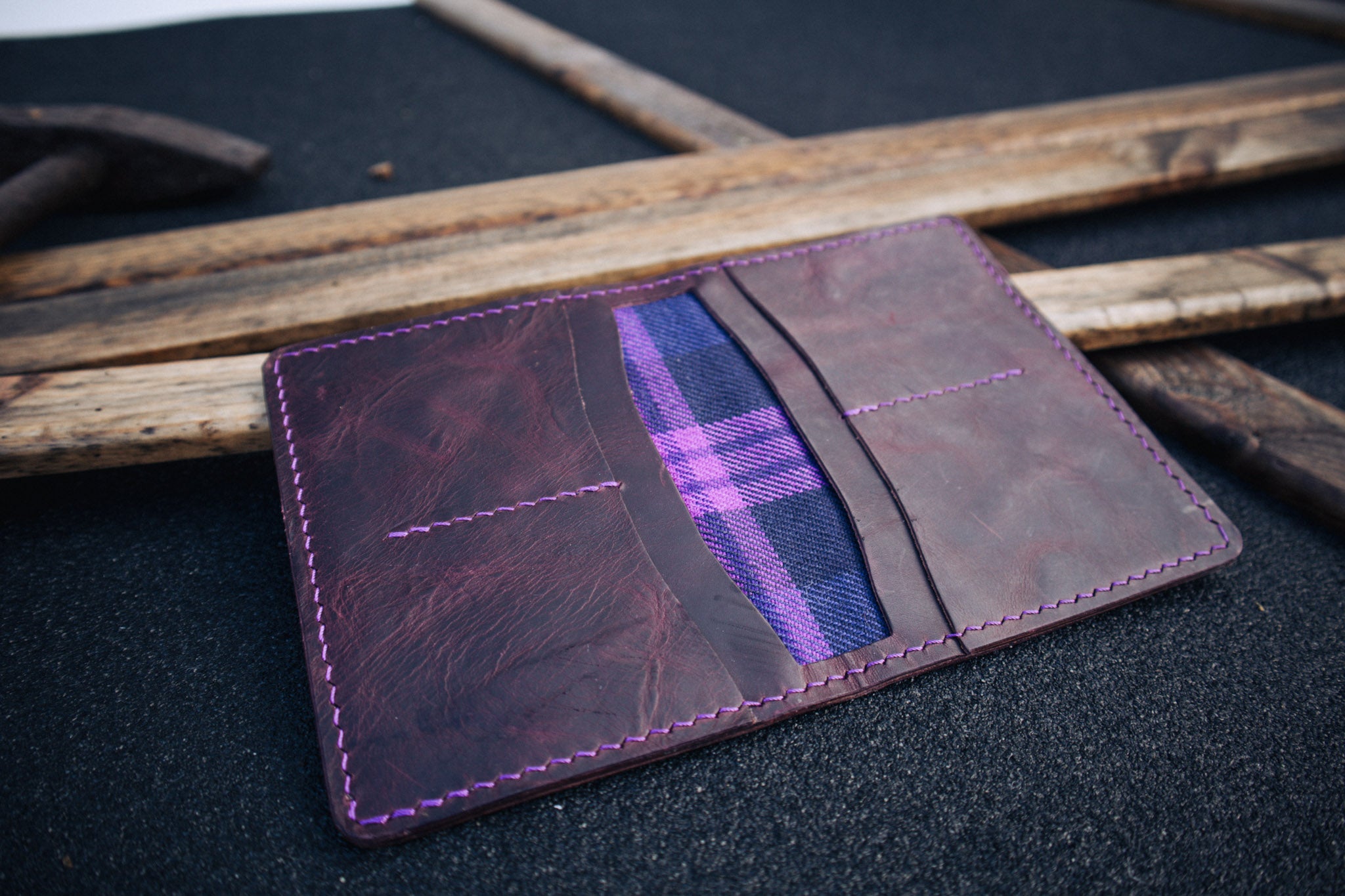 The Antrin Wallet - Handmade EDC Passport wallet