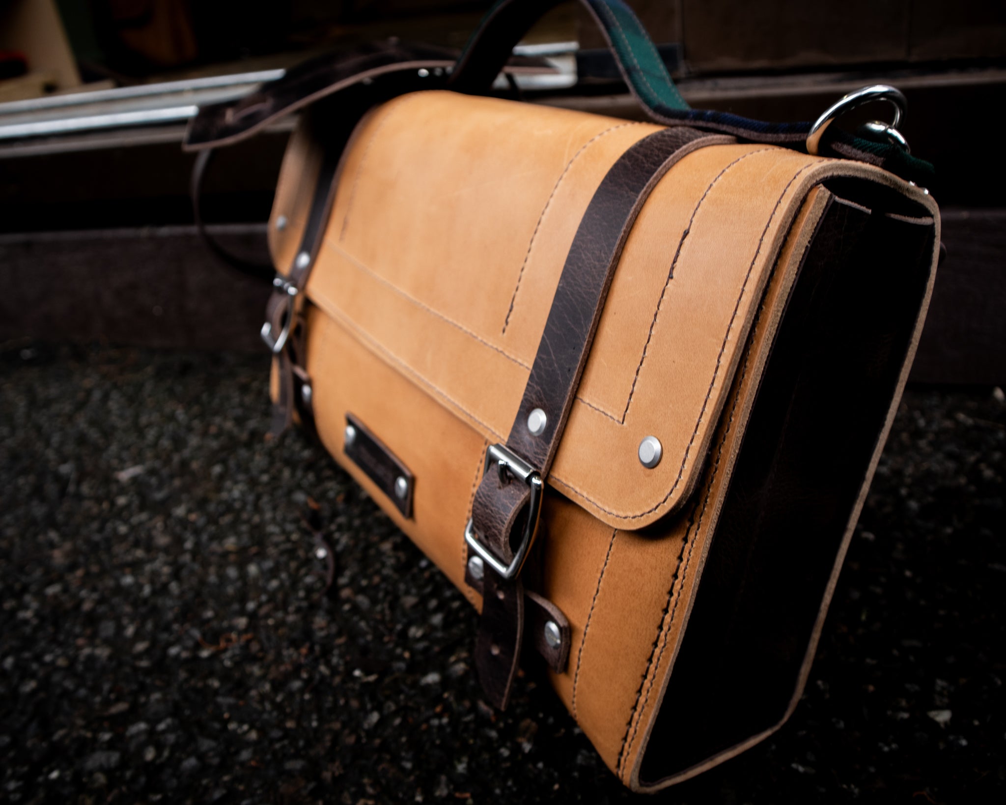 The Outlander Satchel - Black Watch