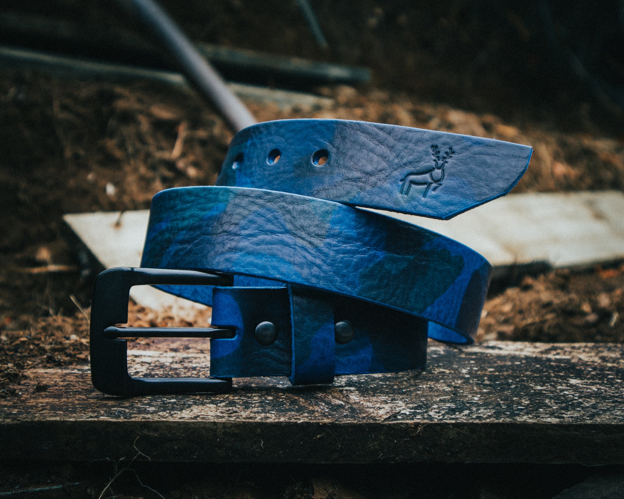 LIMITED RUN | Blue Tiger - Camo Belt