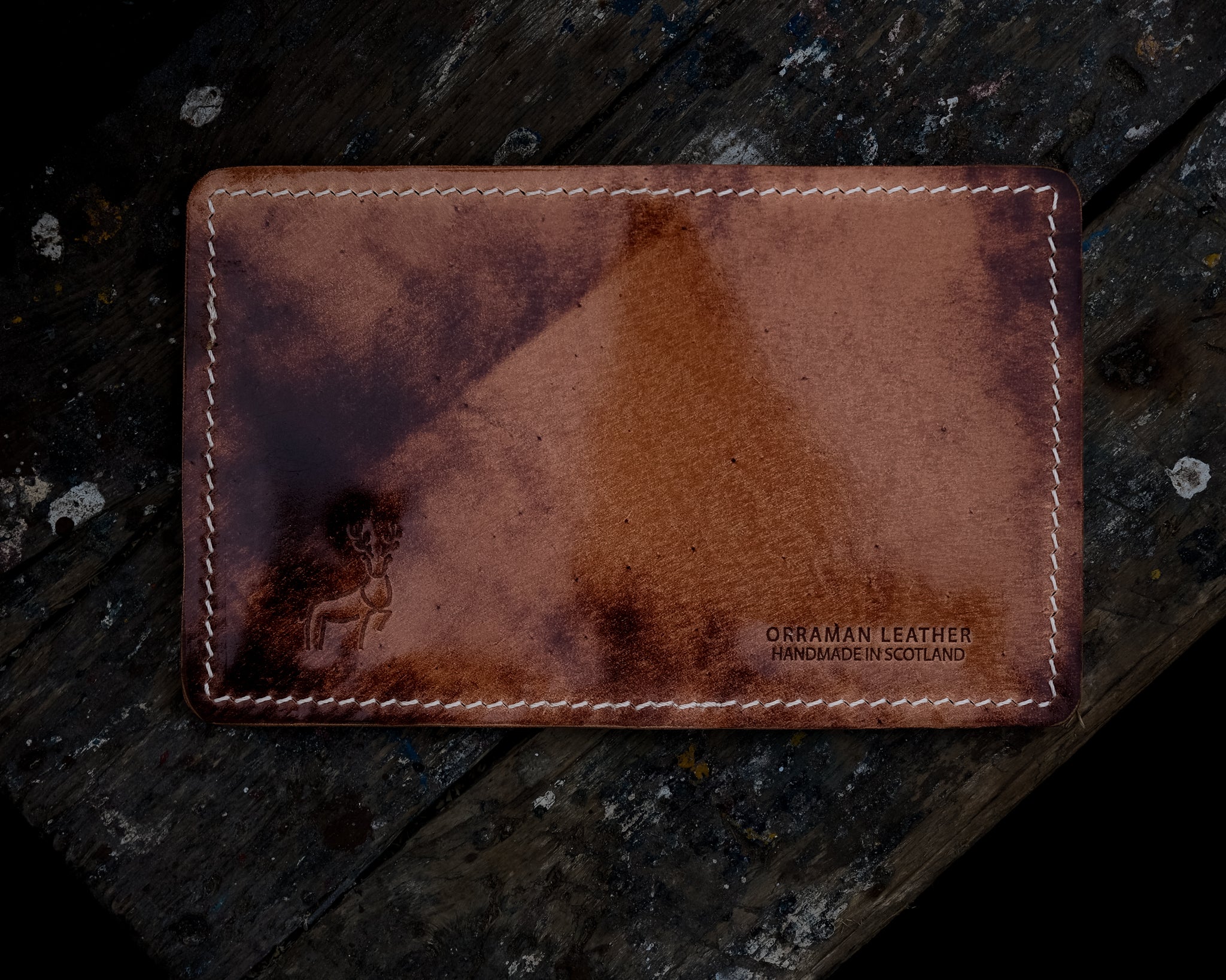 The Nevis Wallet - Marbled Brown Rocado