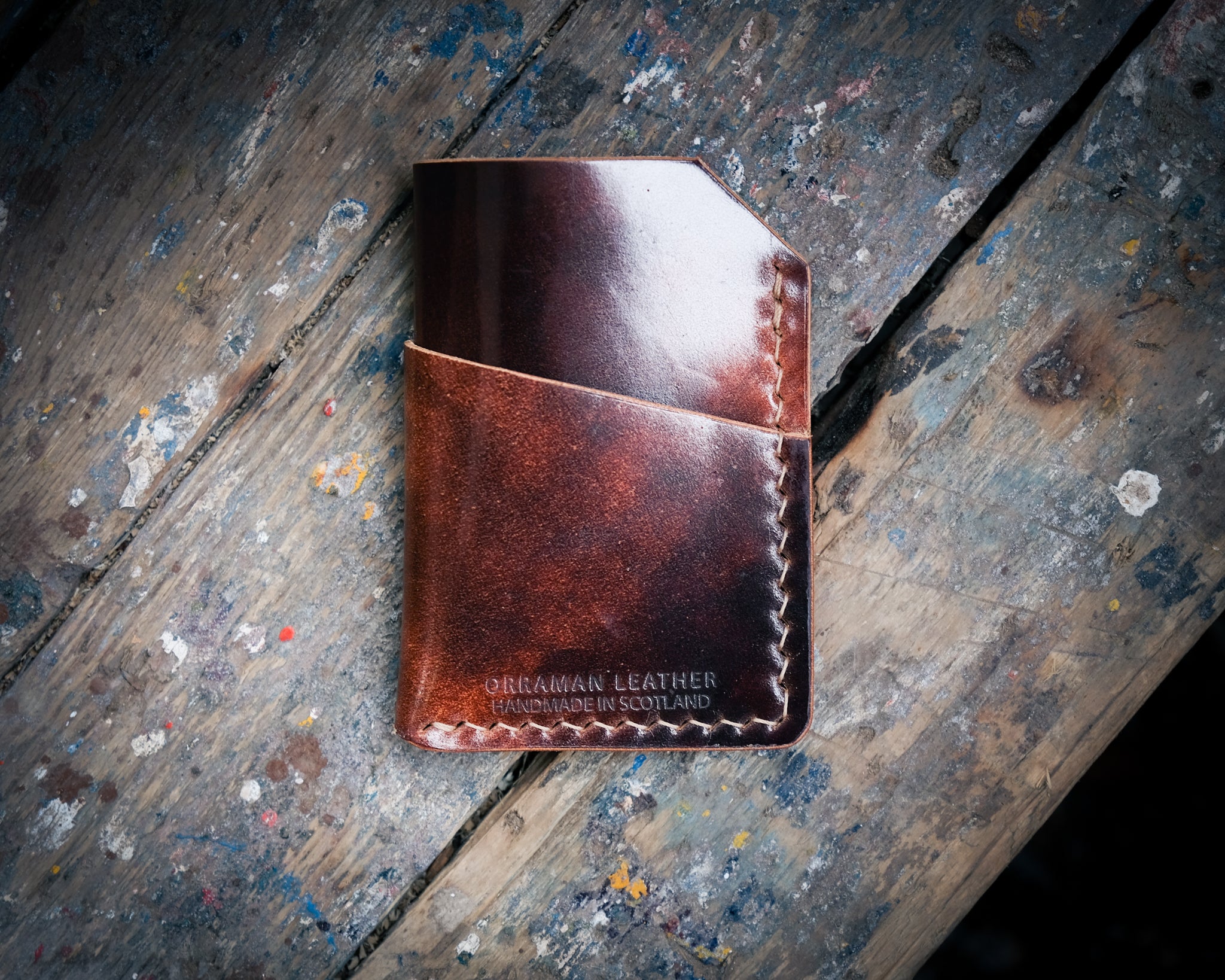 Minimalist Wallet - Marbled Brown Rocado