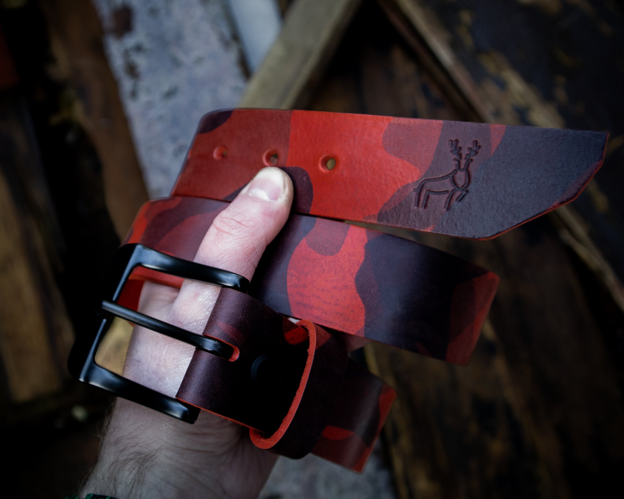 LIMITED RUN | RED Tiger - Camo Belt