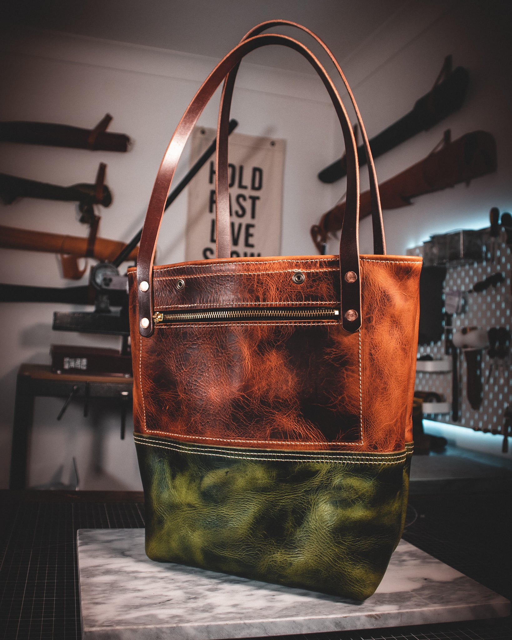 The Hebridean Leather Tote