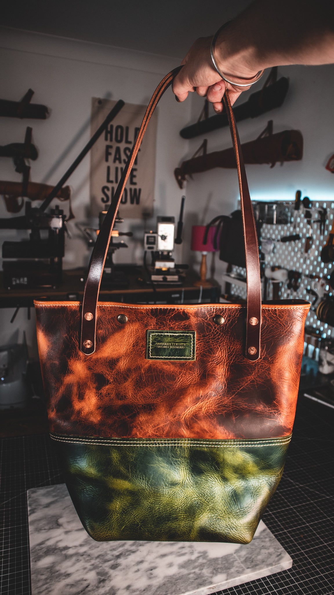 The Hebridean Leather Tote