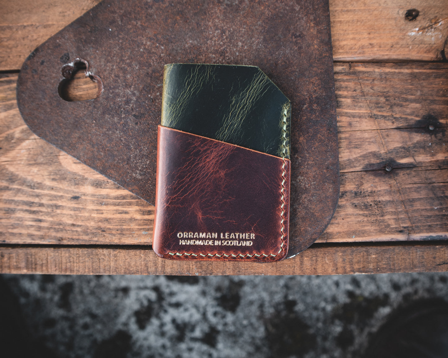 The Minimalist - Handmade Leather EDC Cardholder
