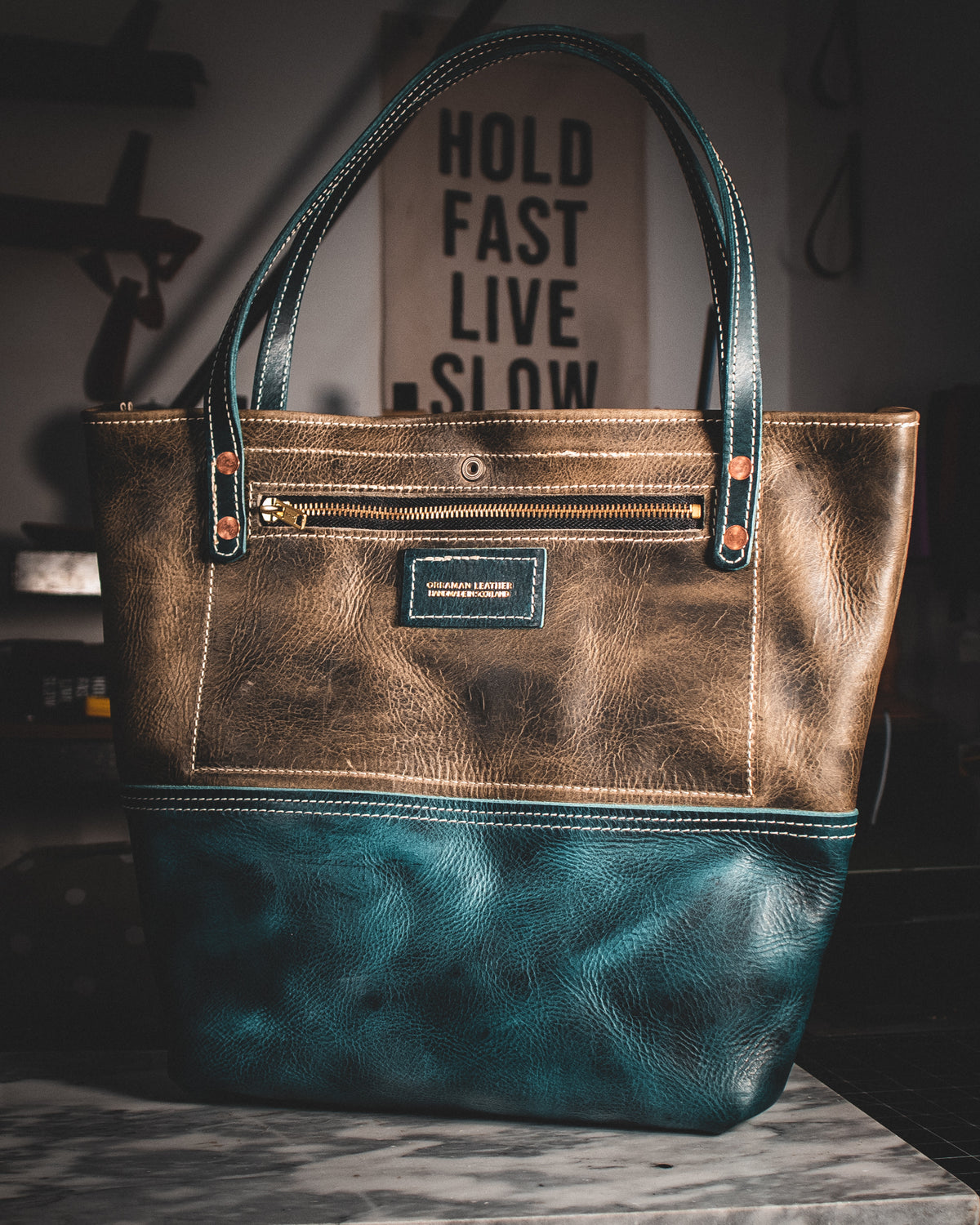 The Hebridean Leather Tote