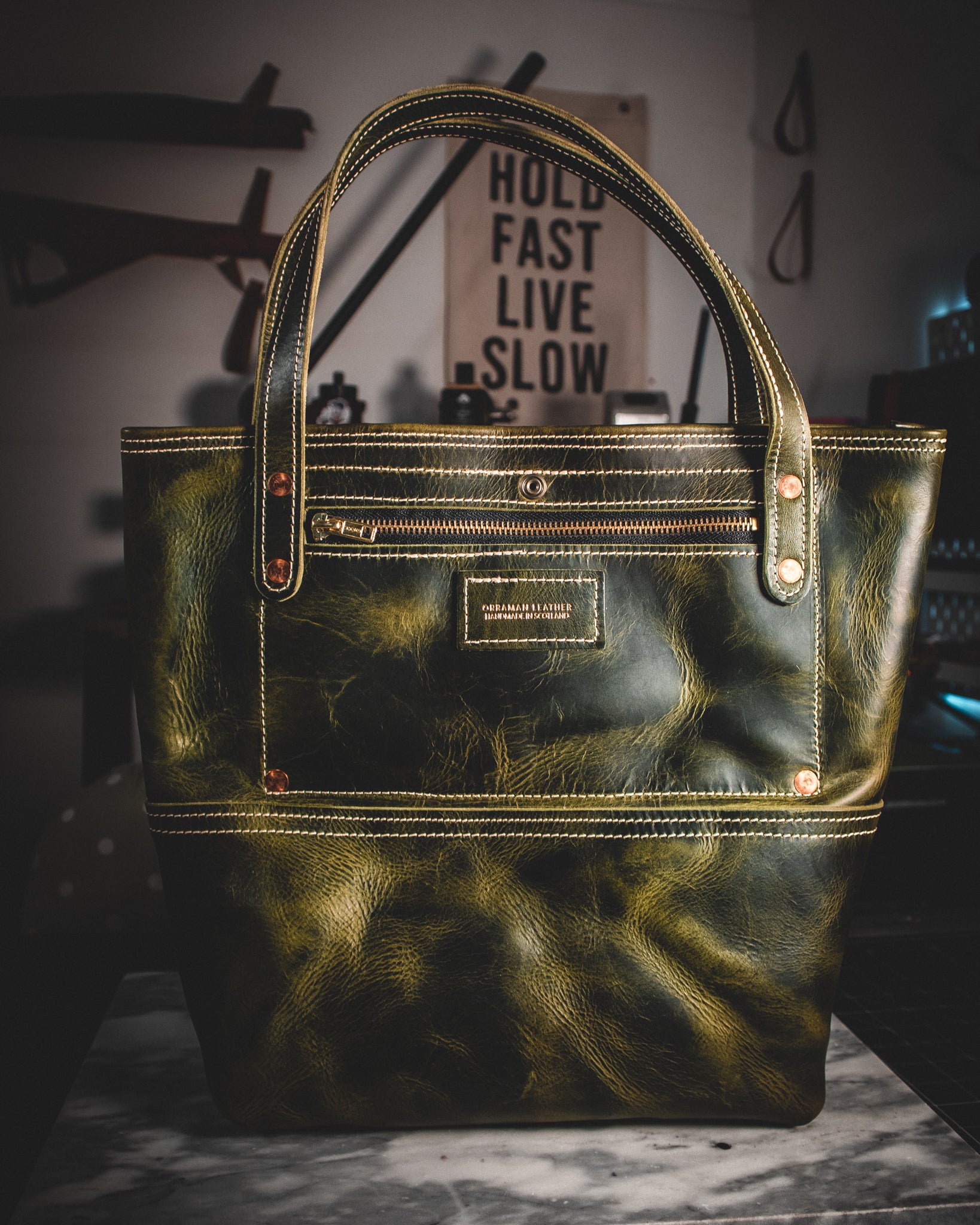 The Hebridean Leather Tote
