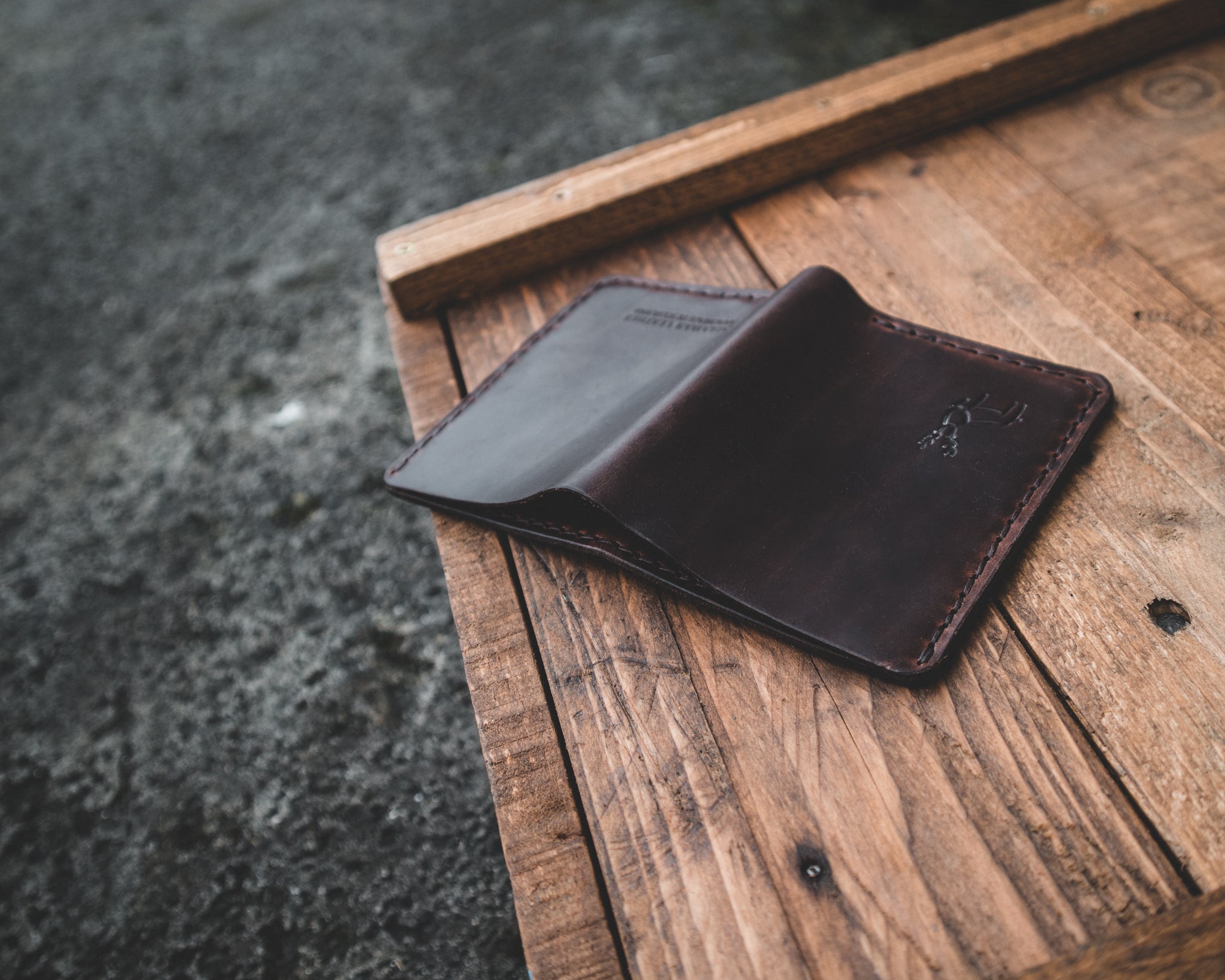 The Chieftain Leather Wallet Hunter OrramanLeather