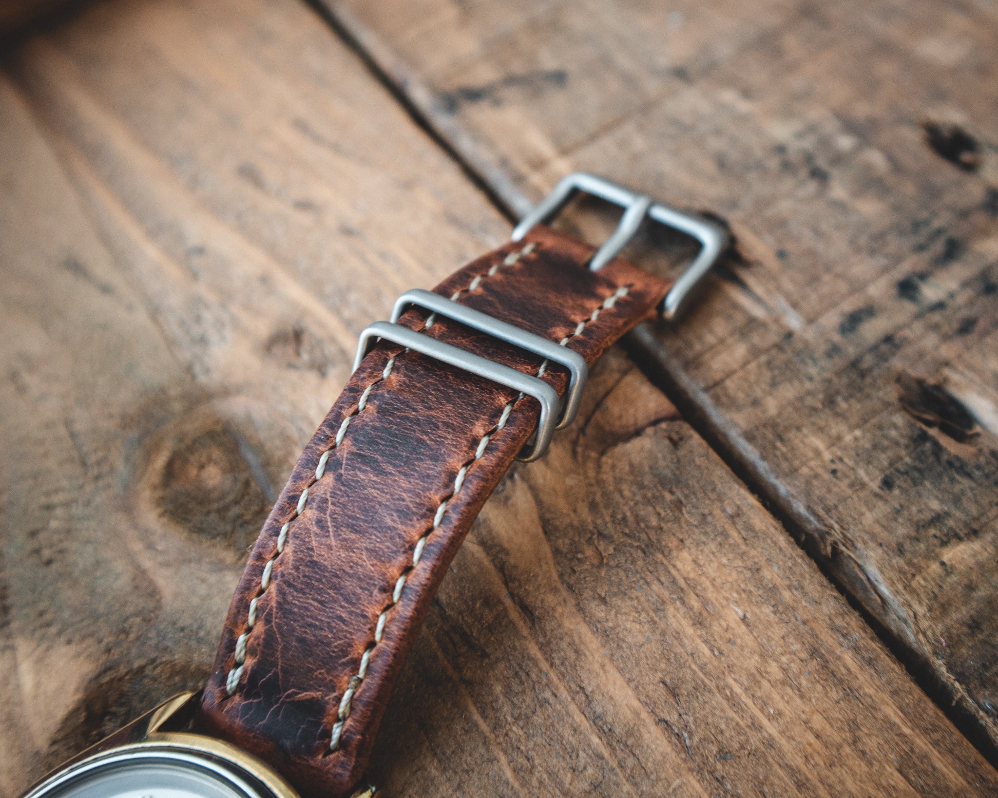 Handmade Leather Watch Strap