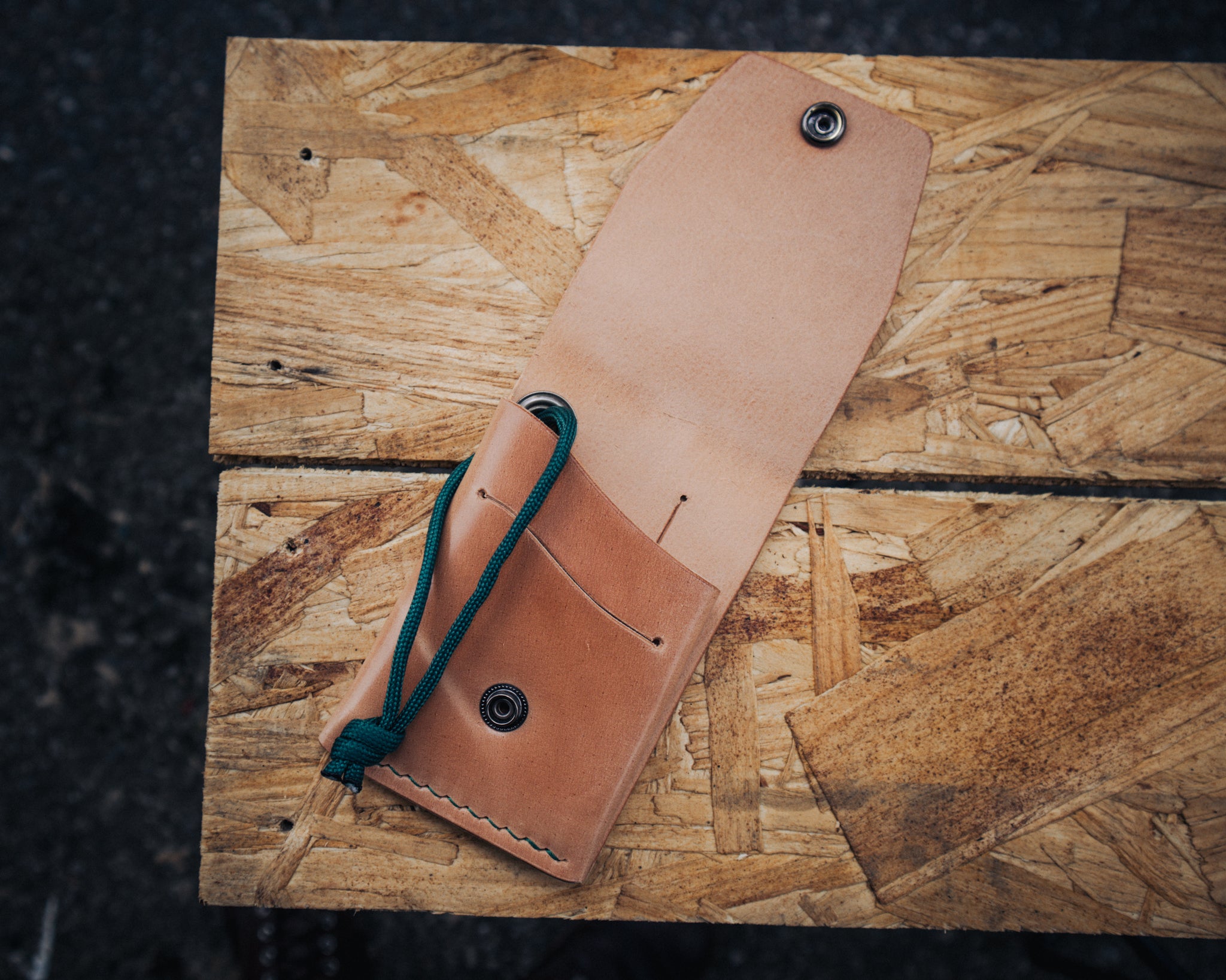 Clann Cardholder — Rocado Shell Cordovan (Natural)