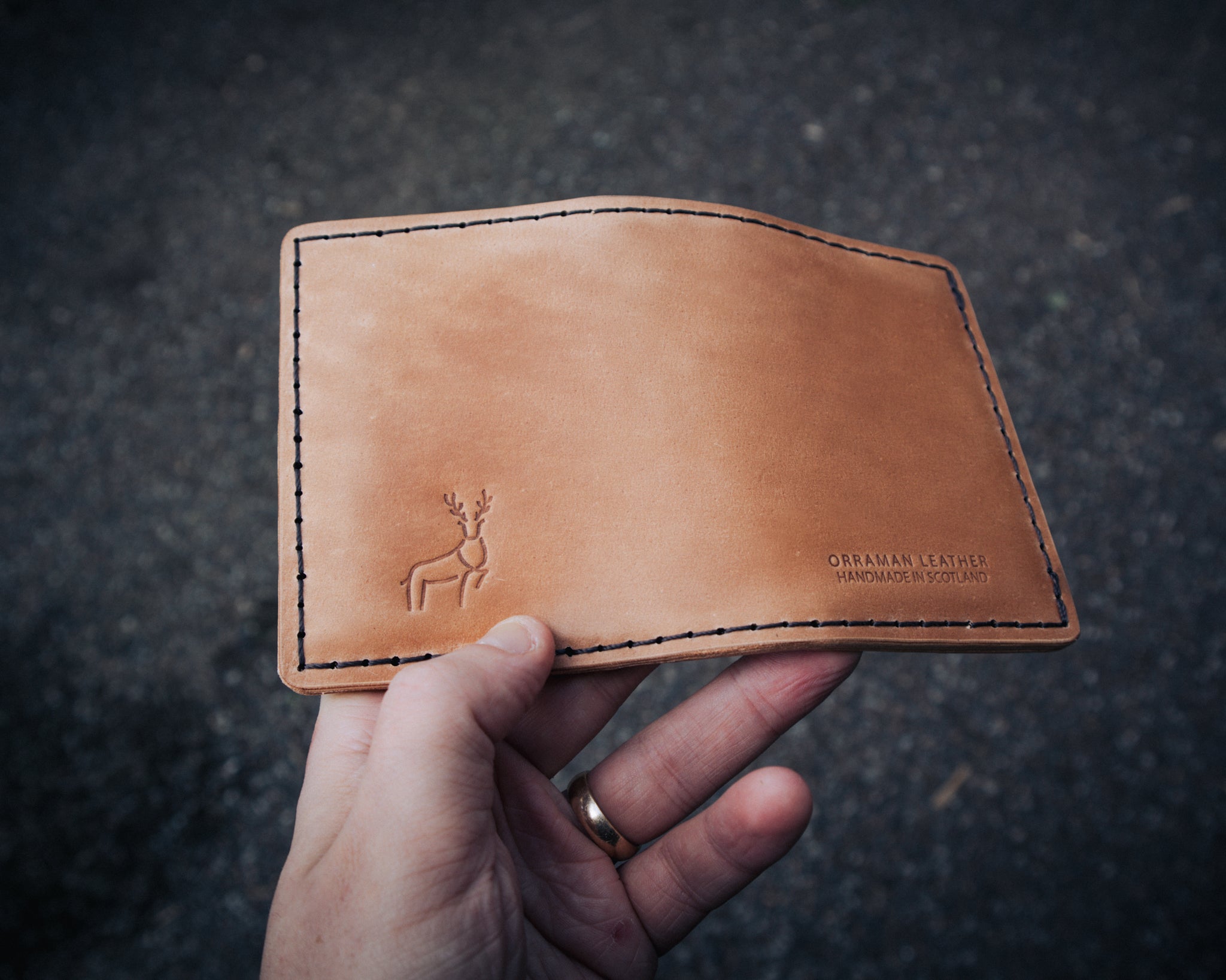 Nevis Wallet — Full Shell Cordovan (Rocado Natural)