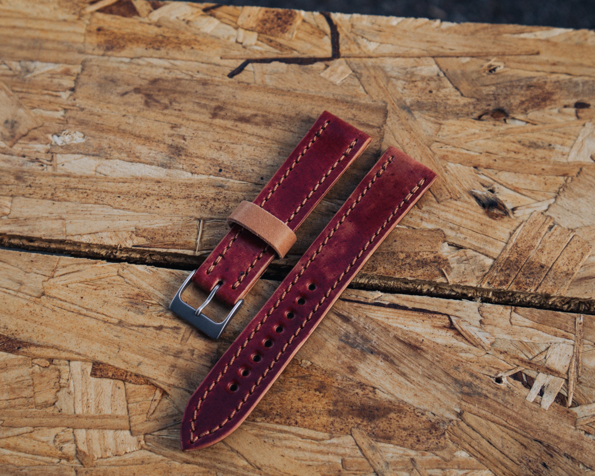 Shell Cordovan Watch Strap (20mm Lug)