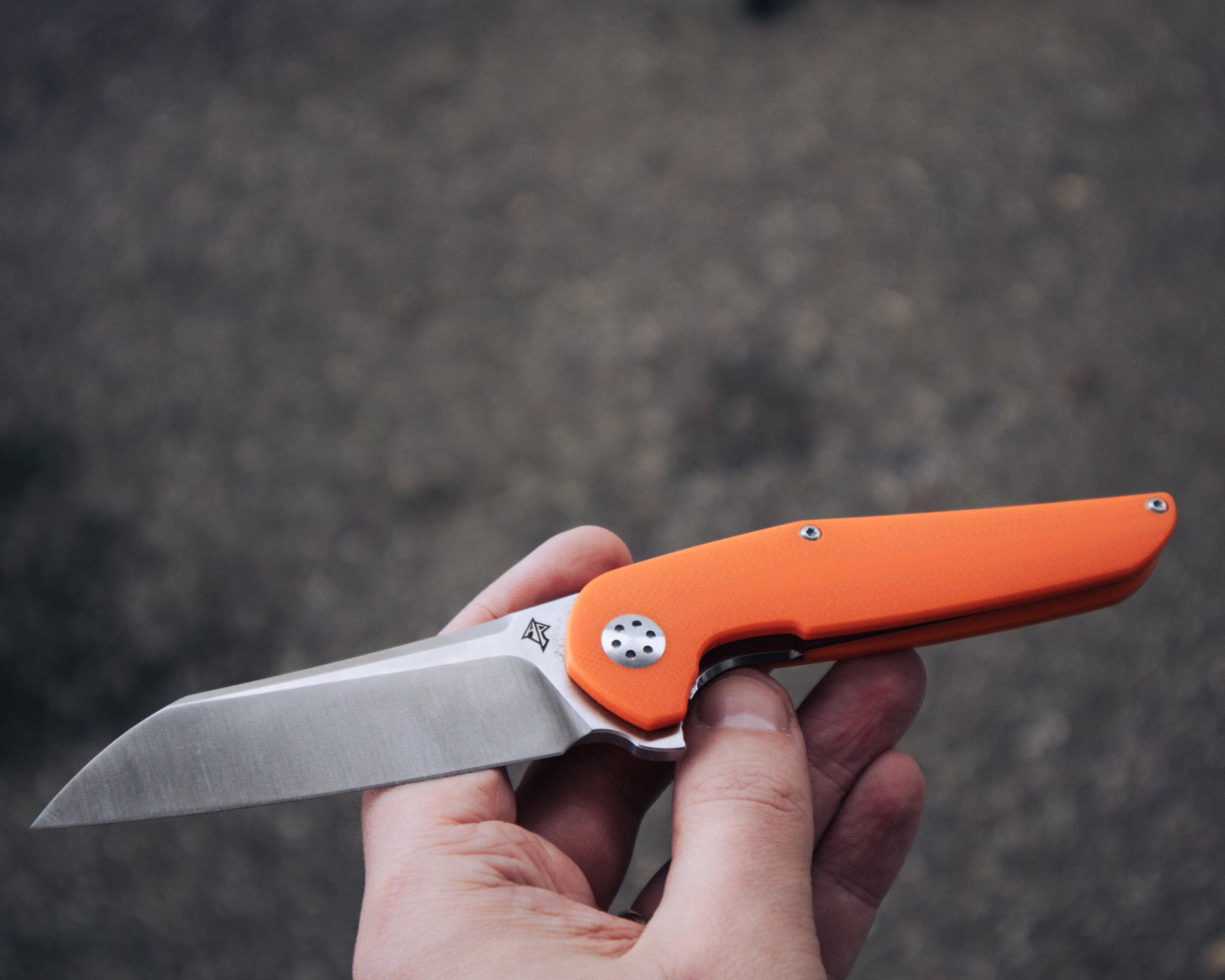 A. Purvis Blades Progeny MR – Orange G-10, Satin 154CM