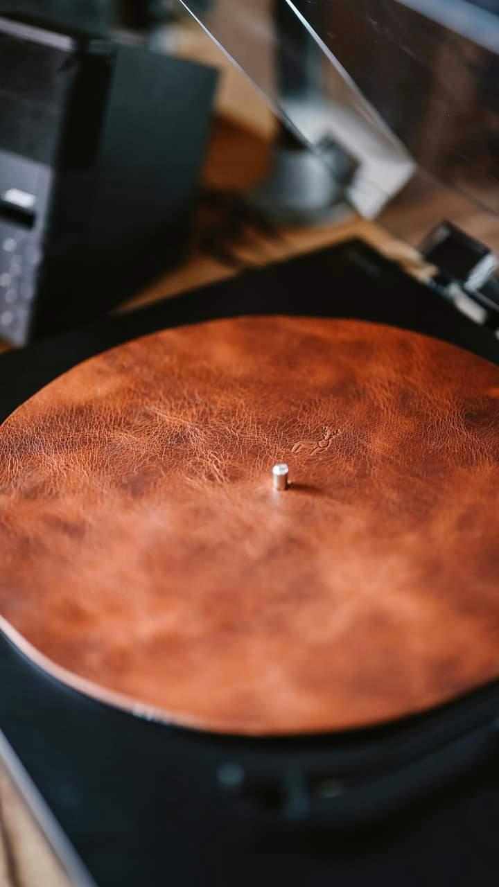 Leather Turntable Mat