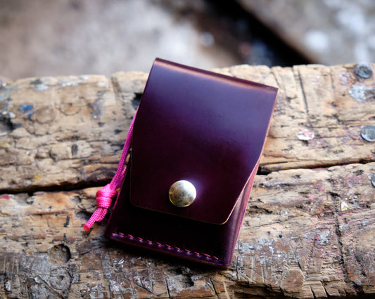 Ultra Violet Horween Shell Cordovan Clann Wallet
