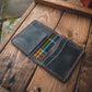 Limited Edition! The Nevis Leather Wallet Lined with Handmade Tartan!