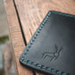Limited Edition! The Nevis Leather Wallet Lined with Handmade Tartan!