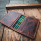 Limited Edition! The Nevis Leather Wallet Lined with Handmade Tartan!