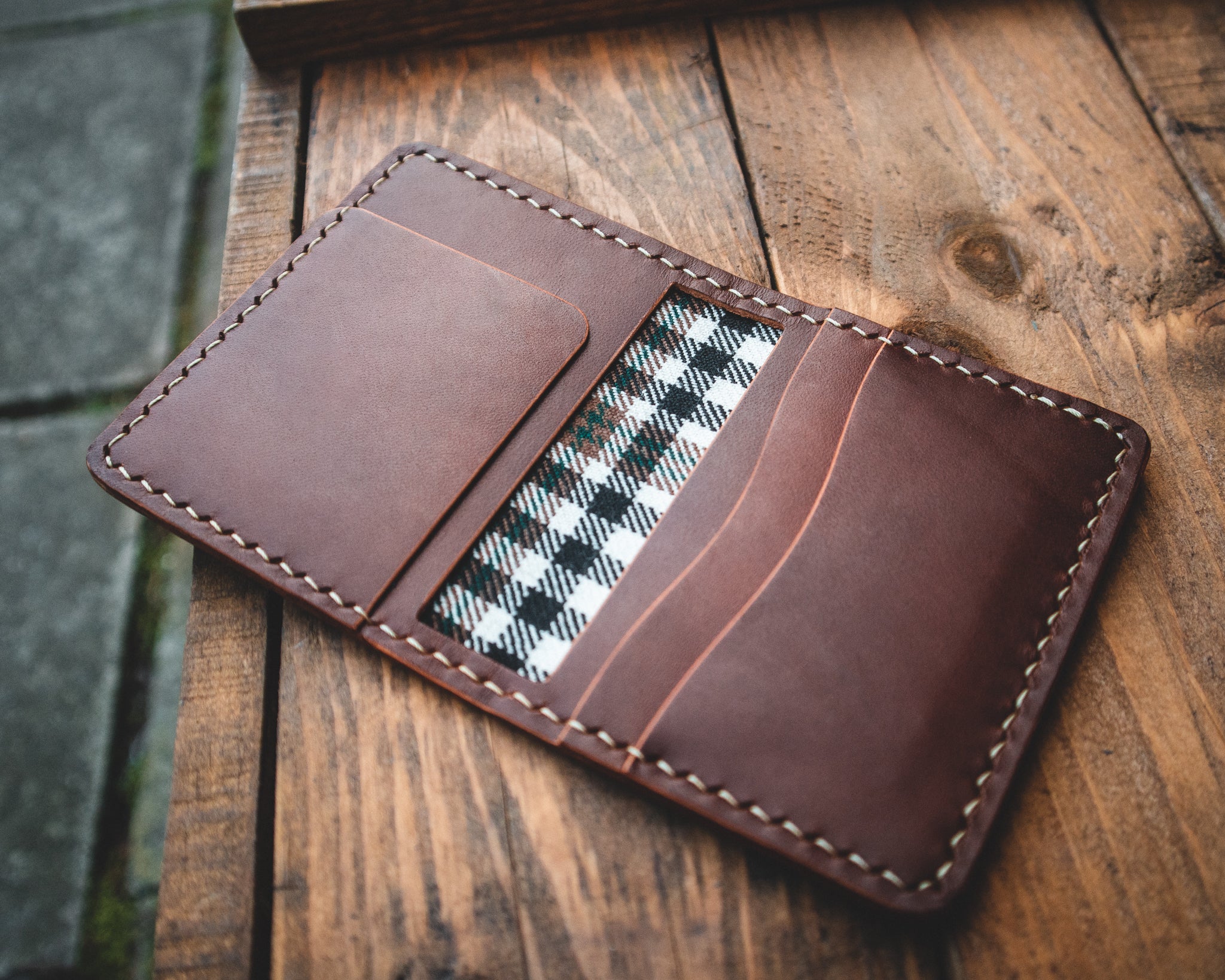 The Nevis Lined with Handmade Tartan