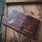 Limited Edition! The Nevis Leather Wallet Lined with Handmade Tartan!