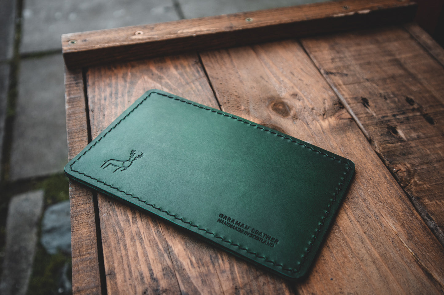 Limited Edition! The Nevis Leather Wallet Lined with Handmade Tartan!