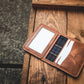 Limited Edition! The Nevis Leather Wallet Lined with Handmade Tartan!