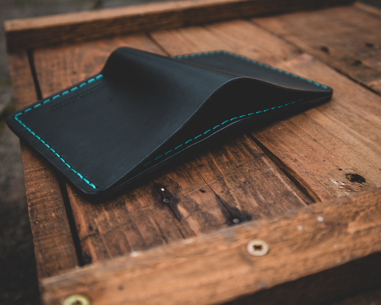 Limited Edition! - The Chieftain wallet lined with black watch tartan