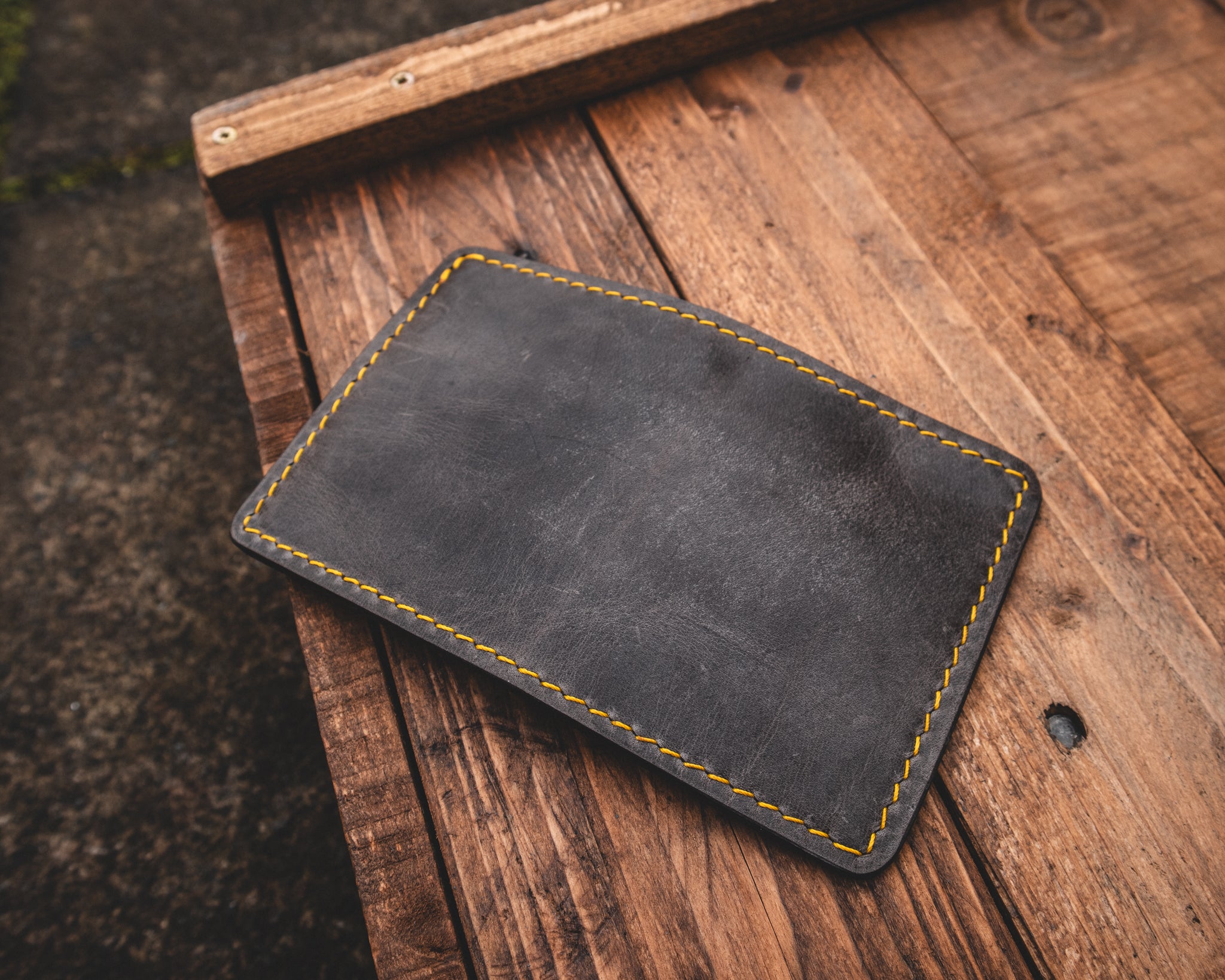 The Nevis Wallet - Timber Wolf and Macleod Dress Tartan