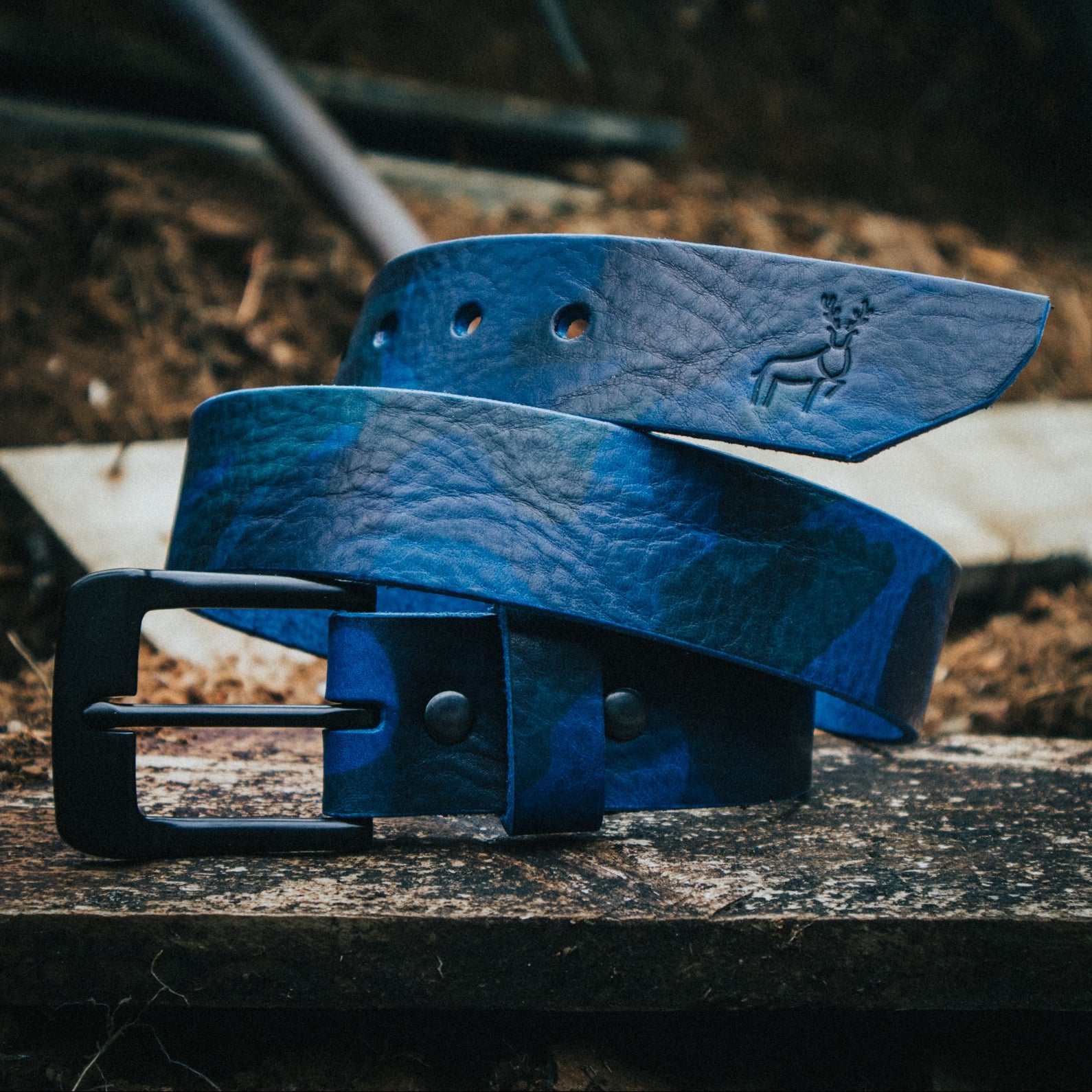 LIMITED RUN | Blue Tiger - Camo Belt