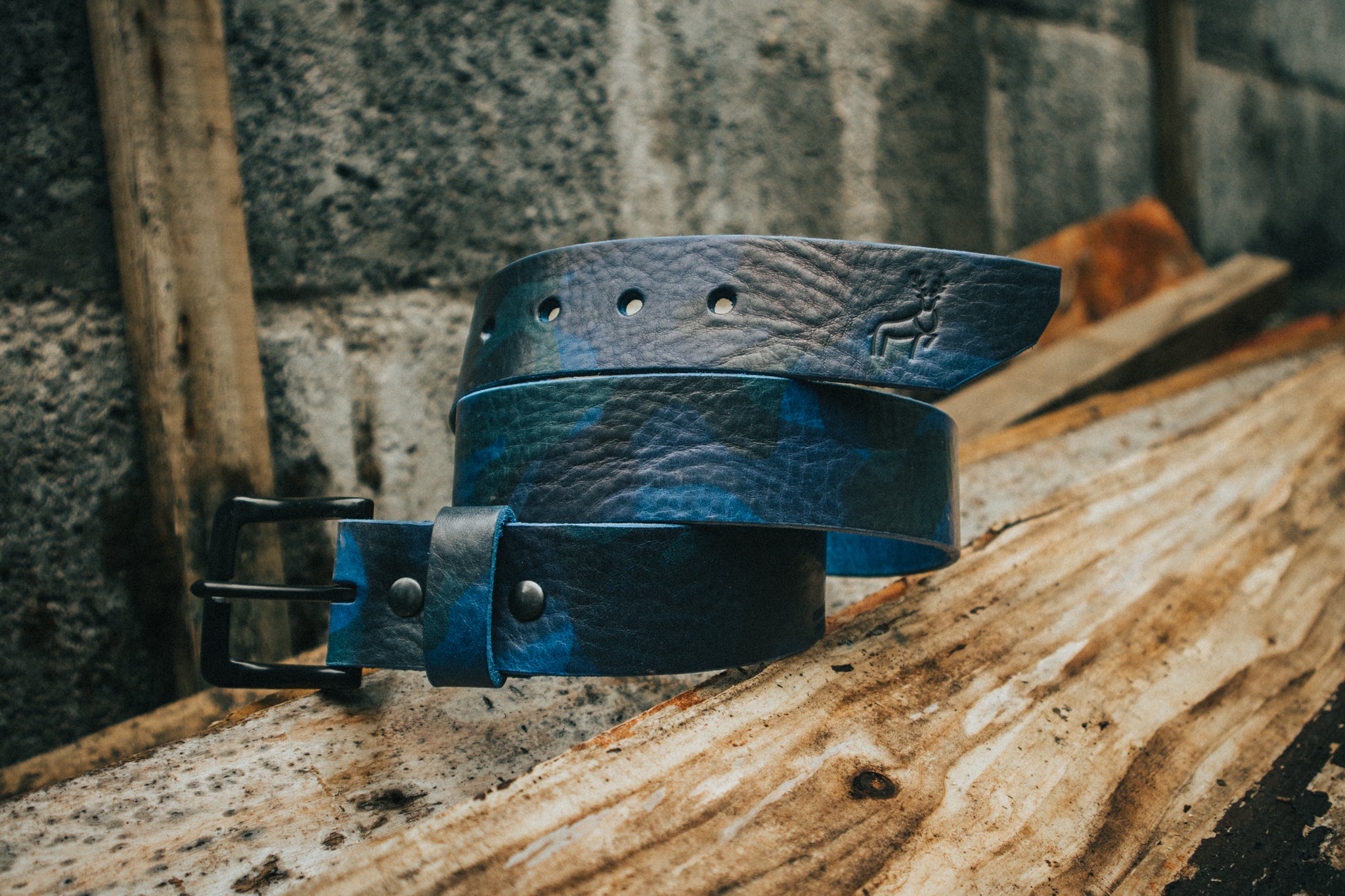 LIMITED RUN | Blue Tiger - Camo Belt