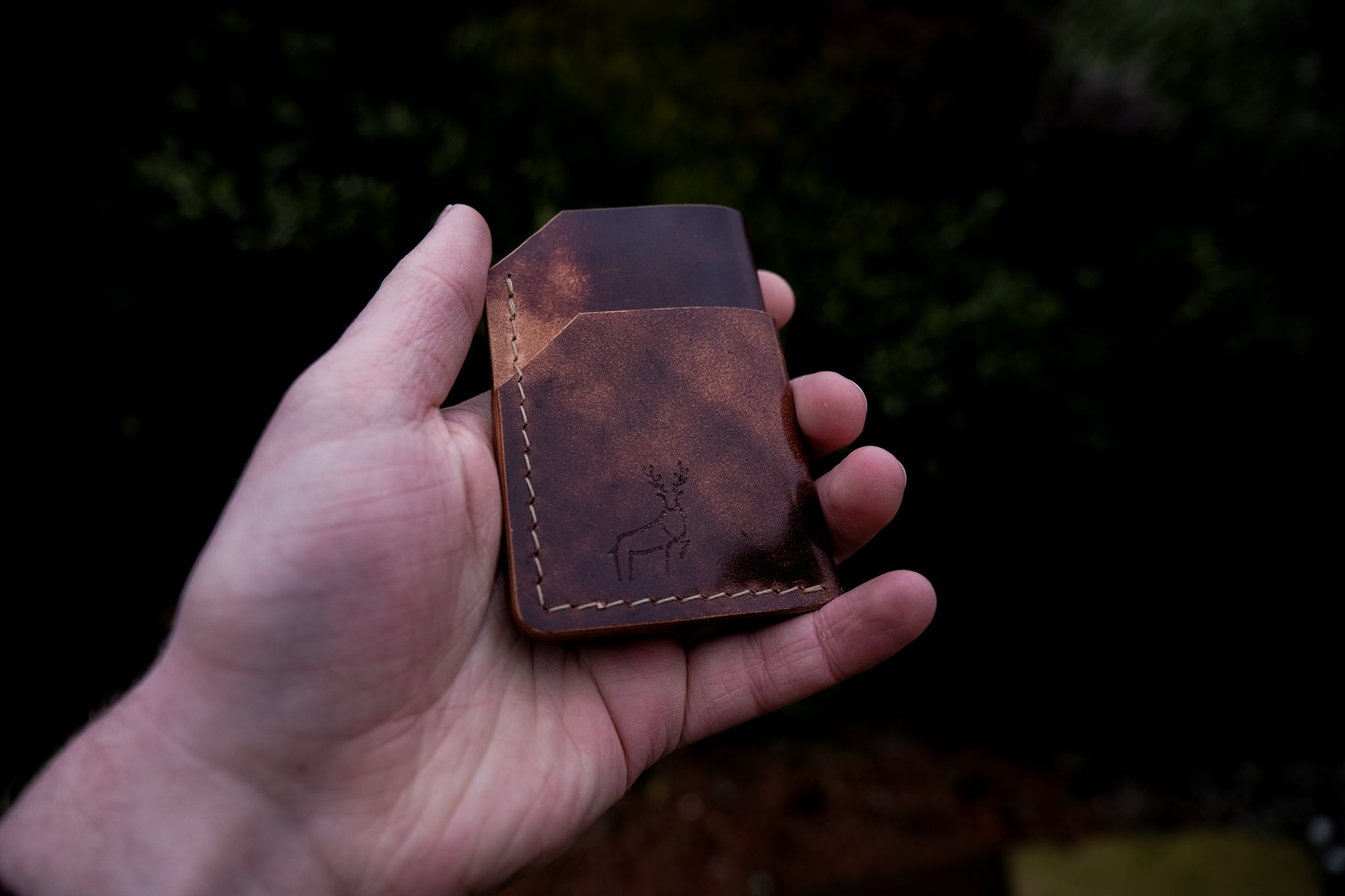 Minimalist Wallet - Marbled Brown Rocado