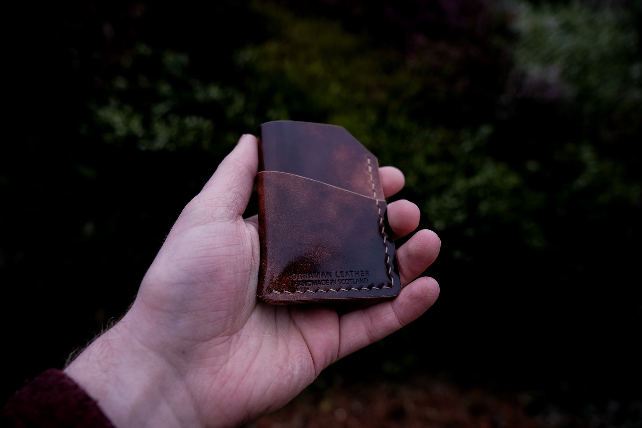 Minimalist Wallet - Marbled Brown Rocado