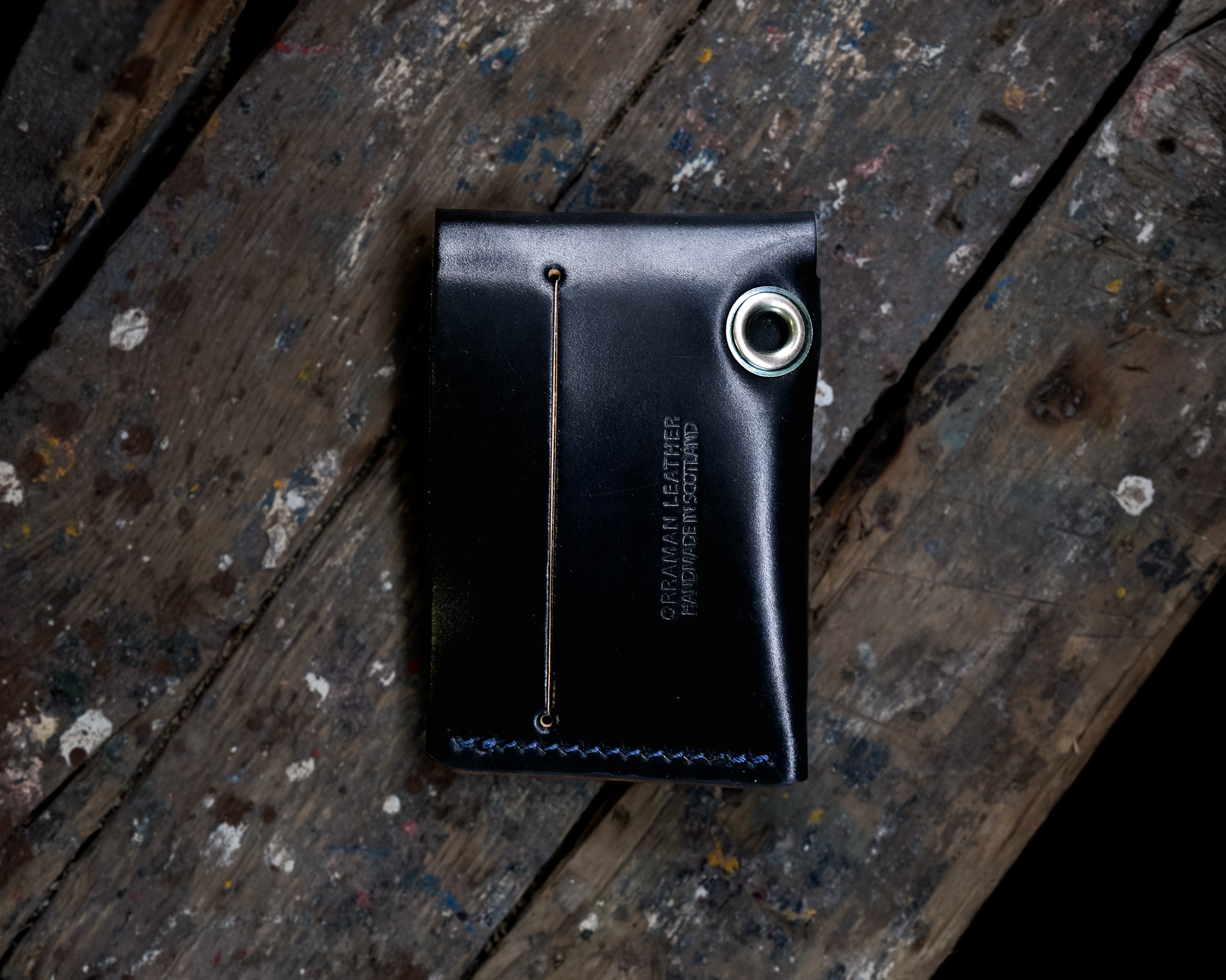 Clann Wallet — Black Horween Shell Cordovan