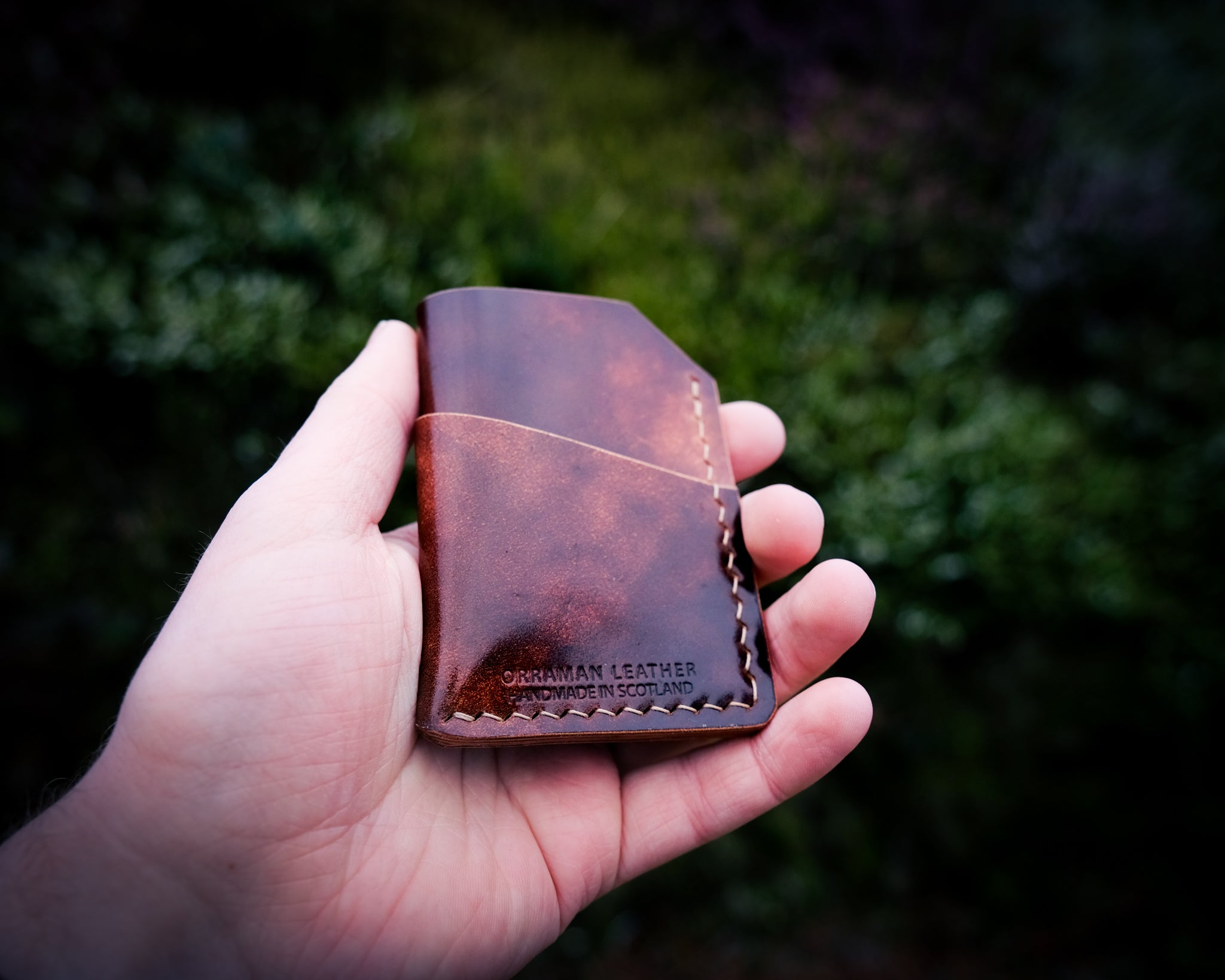 Minimalist Wallet - Marbled Brown Rocado