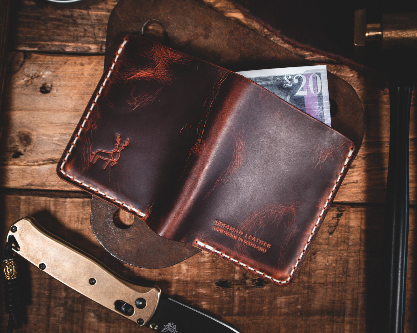 The Chieftain - Handmade Leather EDC Wallet