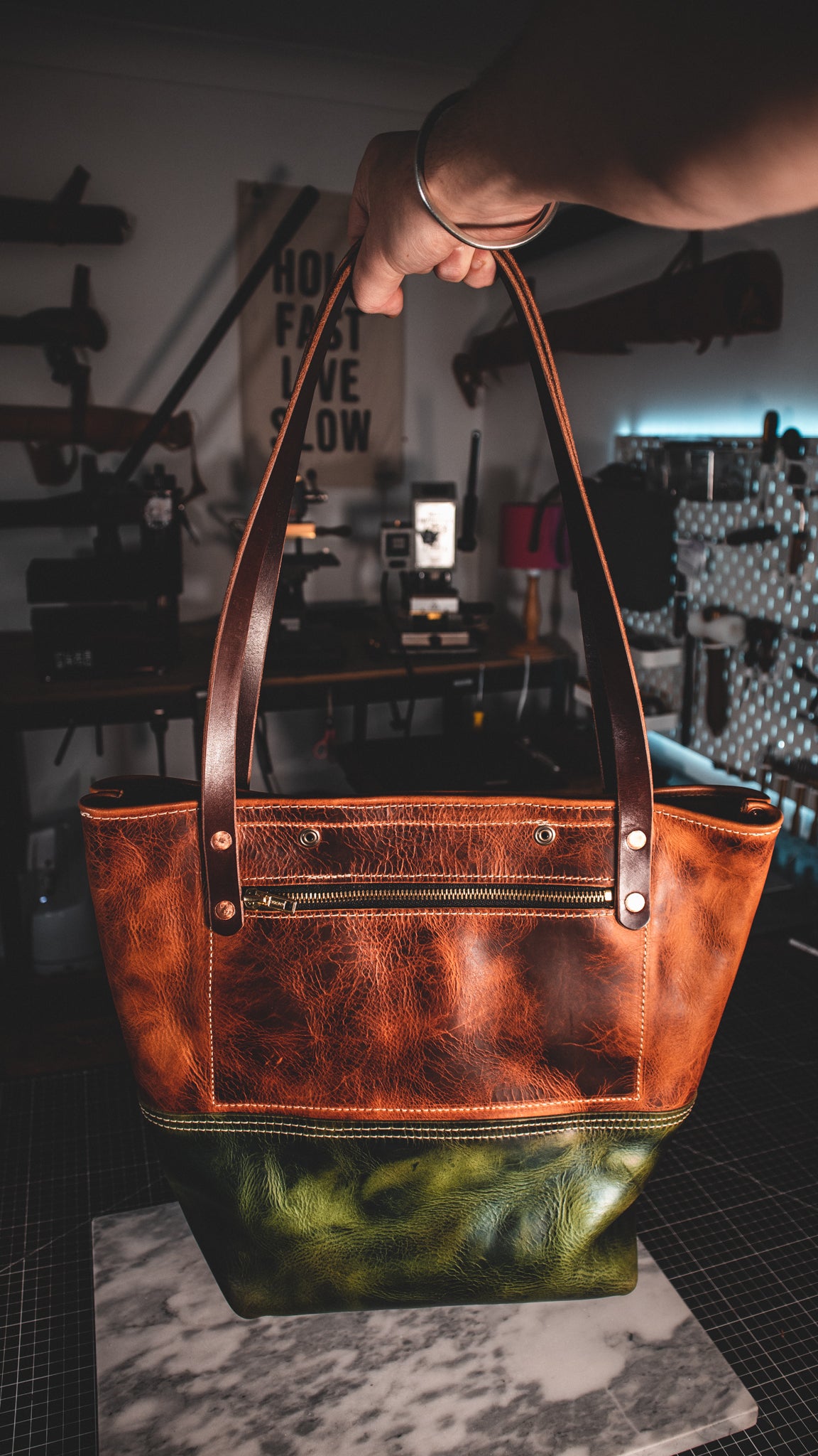 The Hebridean Leather Tote