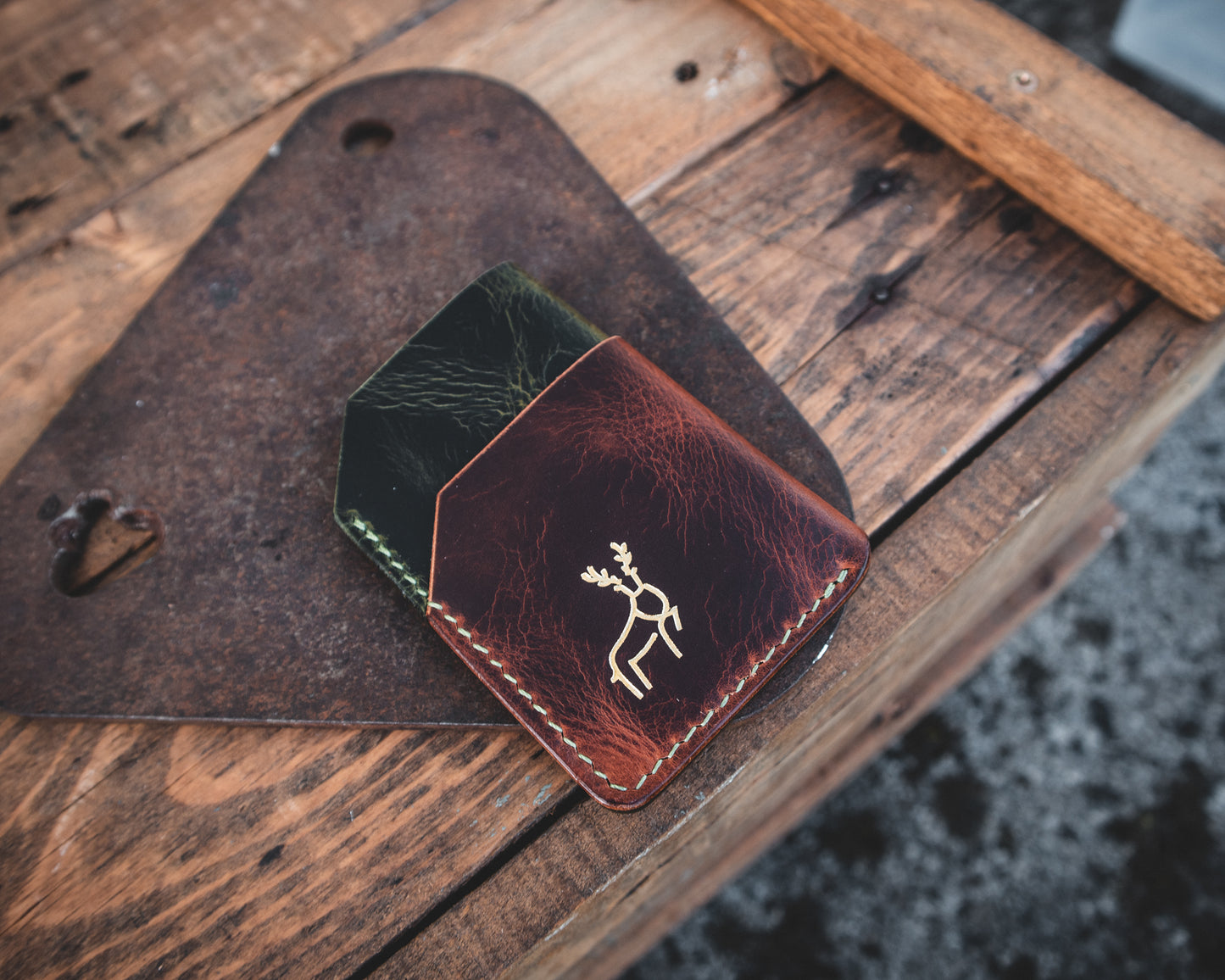 The Minimalist - Handmade Leather EDC Cardholder