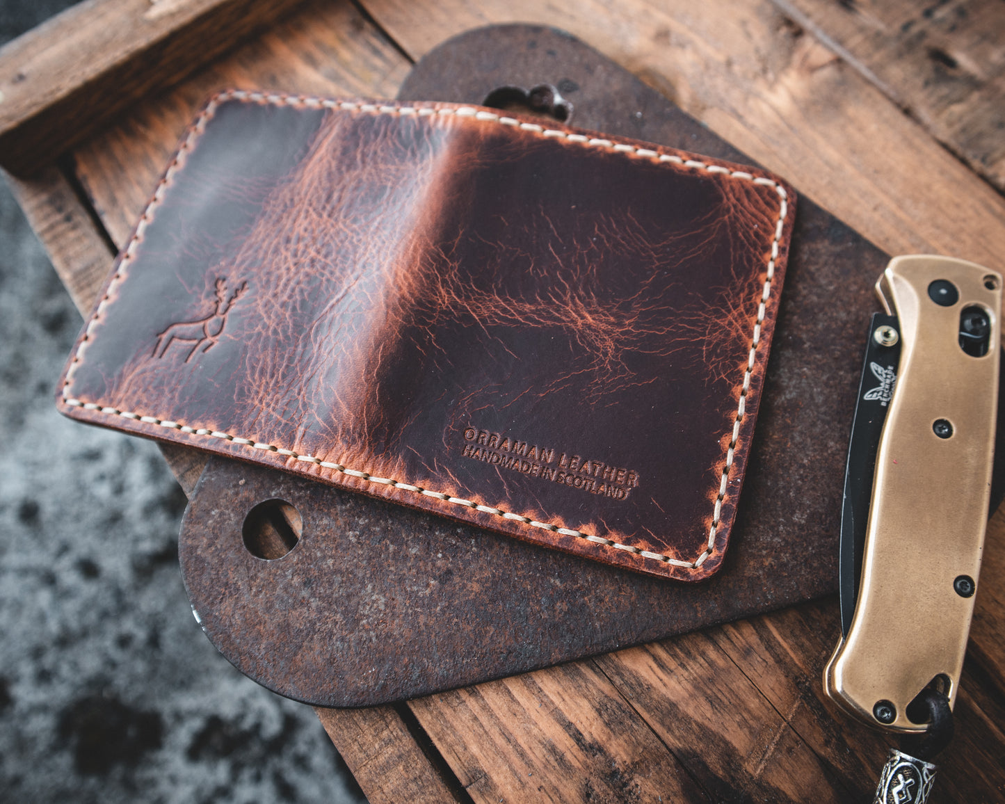 The Nevis Wallet - Handmade Leather EDC Wallet