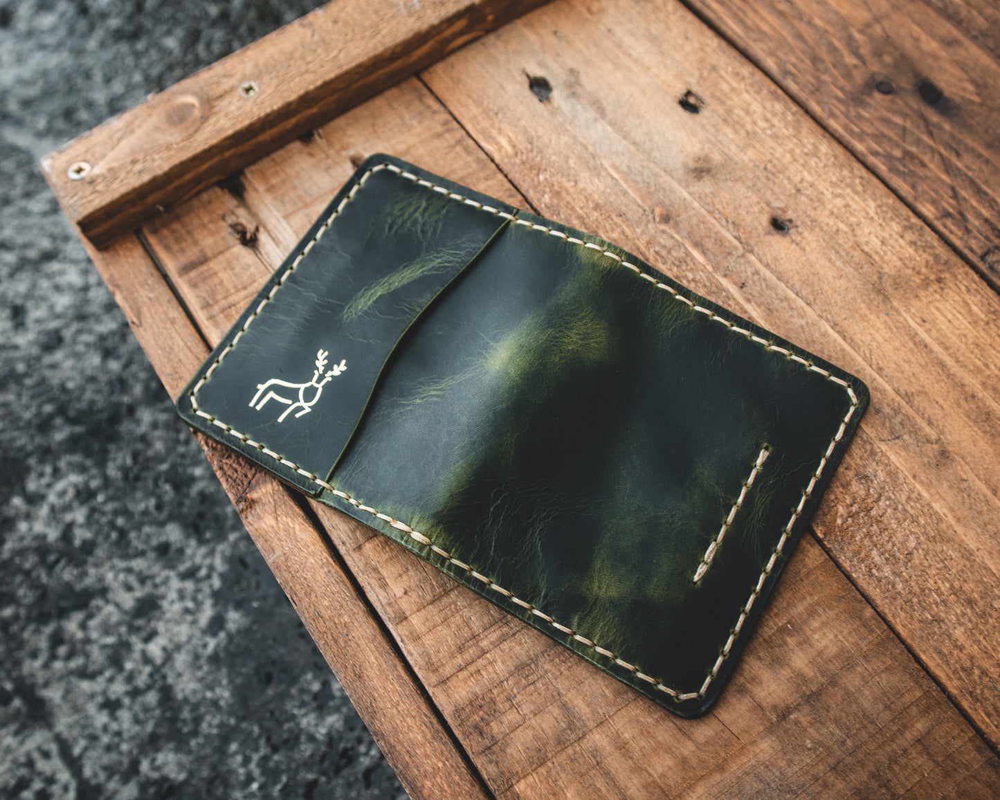 The Islander Wallet - Handmade Leather EDC Bifold