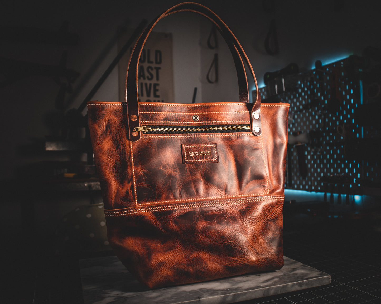 The Hebridean Leather Tote