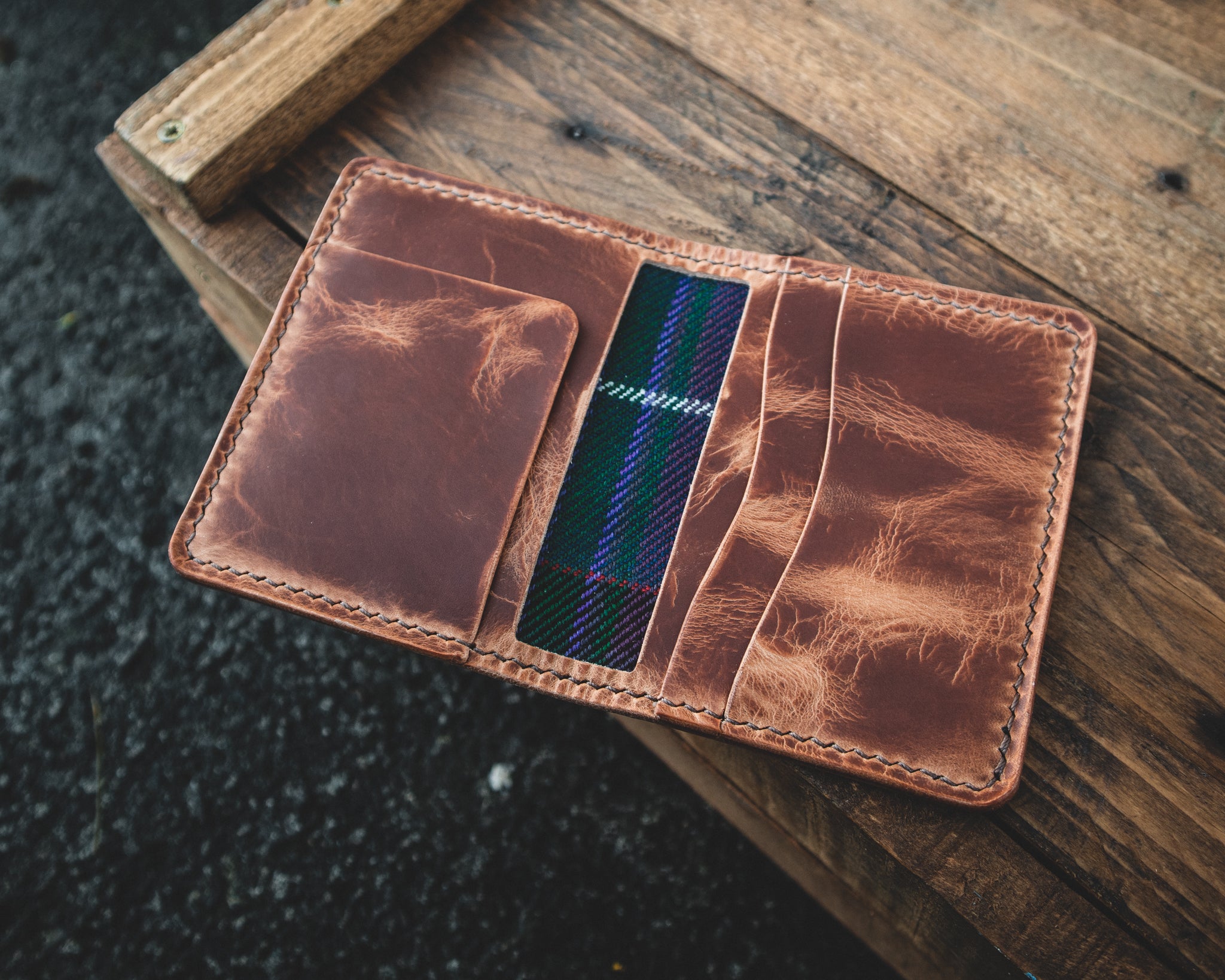 The Nevis Lined with Handmade Tartan