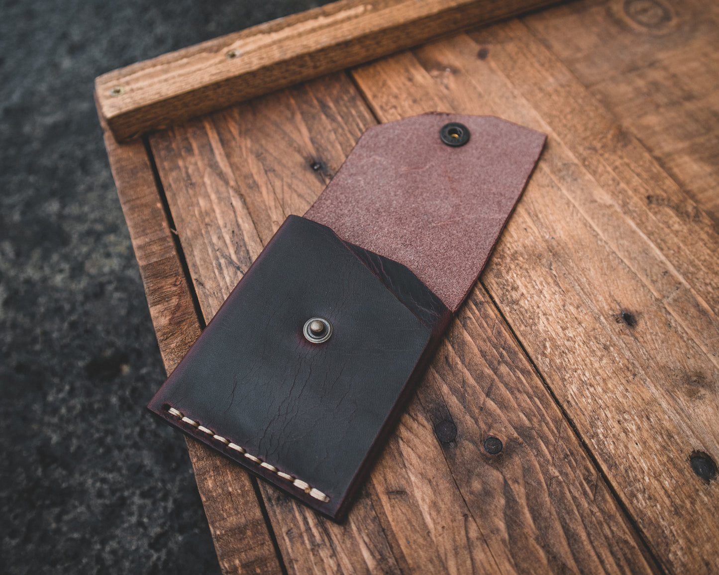 The Outlander Wallet - Italian leather