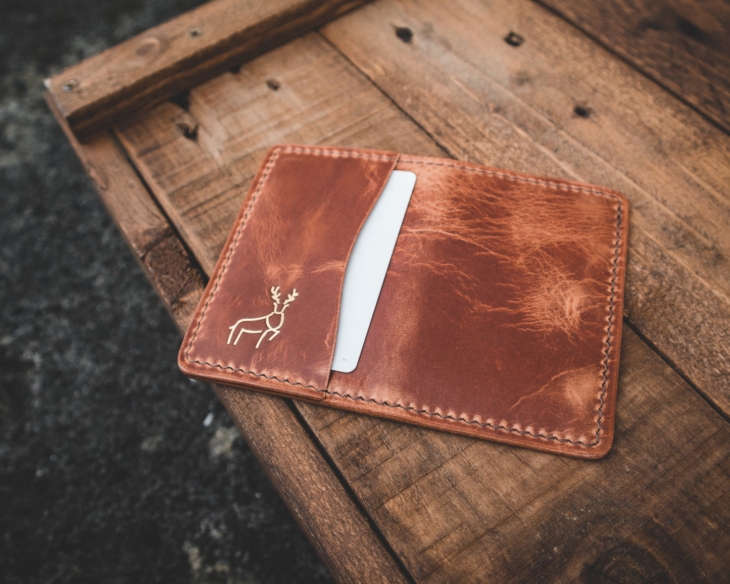 The Mini Islander - Handmade Leather EDC Wallet