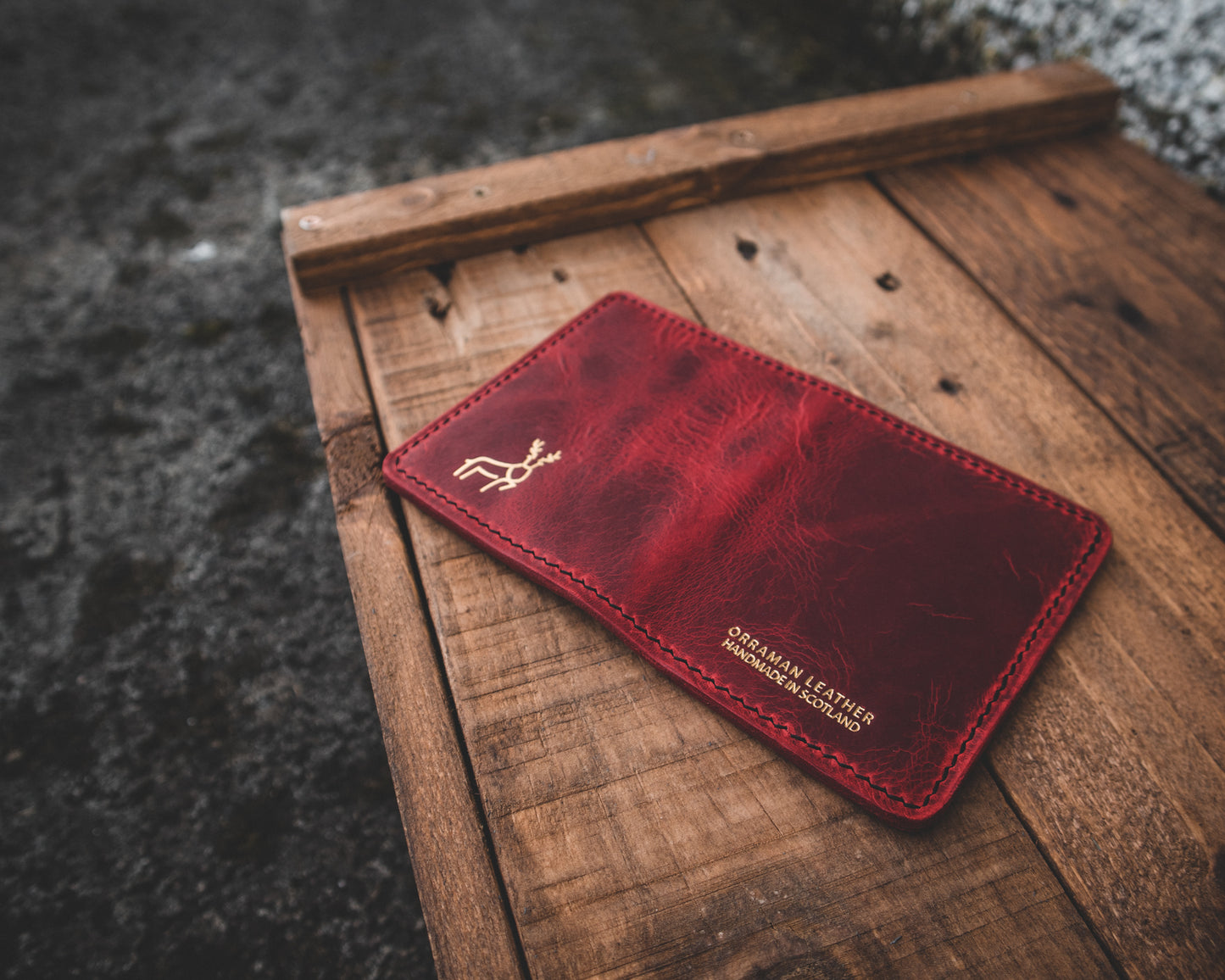 Limited Edition! The Nevis Leather Wallet Lined with Handmade Tartan!