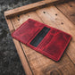 Limited Edition! The Nevis Leather Wallet Lined with Handmade Tartan!