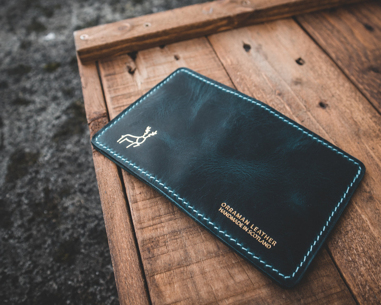 Limited Edition! The Nevis Leather Wallet Lined with Handmade Tartan!