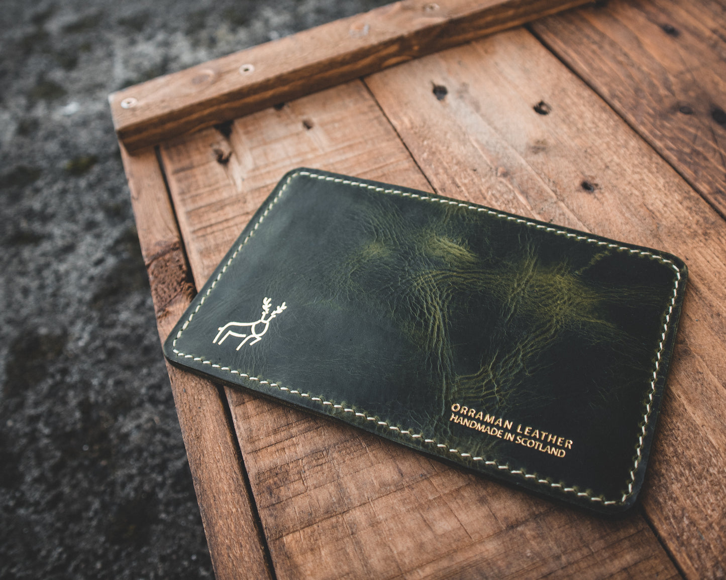 Limited Edition! The Nevis Leather Wallet Lined with Handmade Tartan!