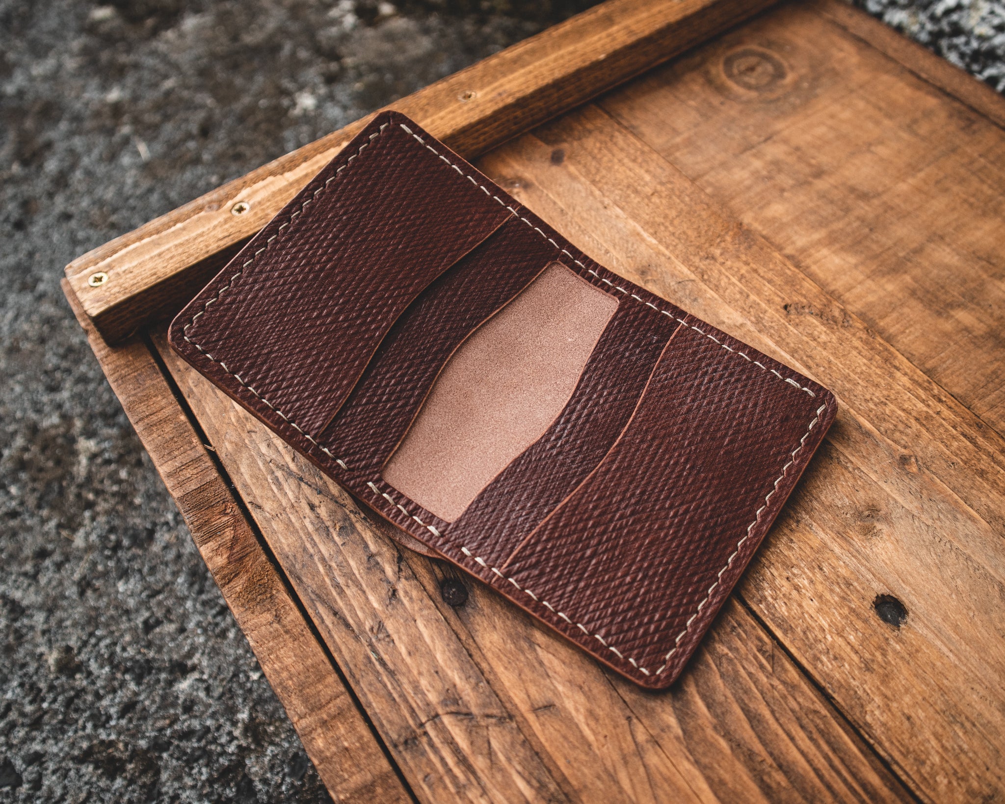 Limited Edition! - The Chieftain Wallet - J&Fj Baker Russian Calf - Coal Black