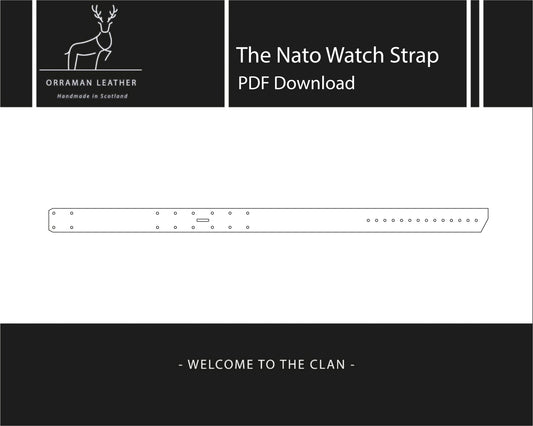 The Single Pass Leather Watch Strap - PDF download