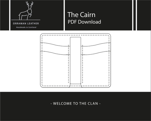 The Cairn Leather Wallet - Downloadable PDF File